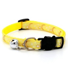 Breakaway Cat Collar With Moon  Stars Adjustable
