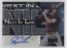 2025 Leaf Metal Next in Line Silver Lite Brite 5/49 Gavin Grahovac Auto 1q2