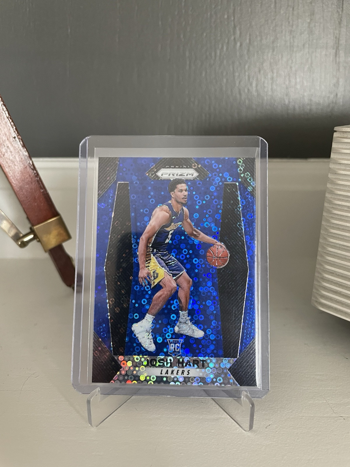 2017-18 Panini Prizm Josh Hart RC Blue Disco /175 | Knicks | Rookie Card
