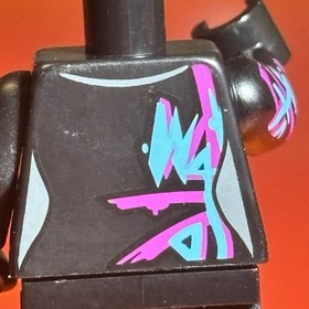 Lucy Wyldstyle Minifigure Figure Folded Hood From Set 70808, LEGO Movie