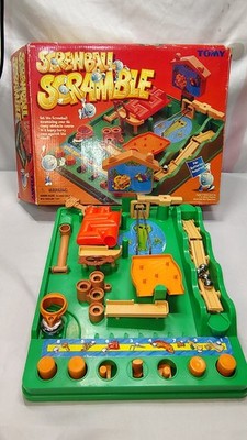 TOMY Screwball Scramble Skill & Action Race Game Timer 1+ Players Ages 5+ 2004