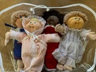 Vintage Cabbage Patch Kids Lot Of 4, 2 With Original Birth Certificates.