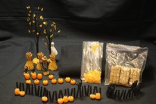 Department 56 Village Halloween Accessories 52724 Fence 52702 Lot