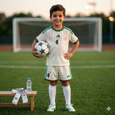 Ensemble Algérie Blanc Taille Enfant 13-14 Ans