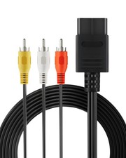 N64 AV Cable Compatible with N64, SNES, SFC, NGC RCA 180 centimeters