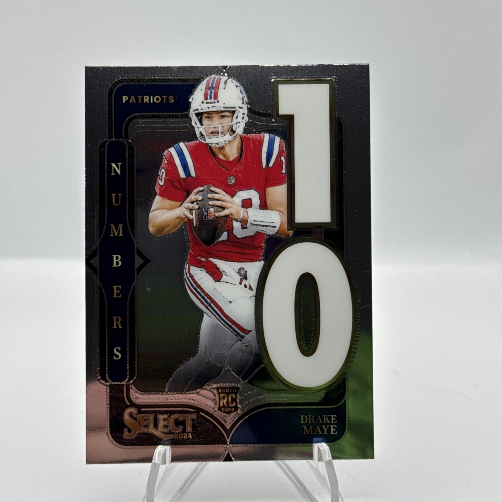 2024 Panini Select - Select Numbers Drake Maye #20 (RC)