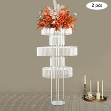 5-Tier Flower Stand for Wedding Birthday Party Events, 2PCS Wedding Flower Stand