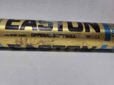 Batte Softball Easton CU31 Gold SX81 - 34 Pouces 26 Oz Alliage - Bon état