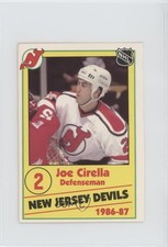 1986-87 New Jersey Devils Police Joe Cirella #2 1d3