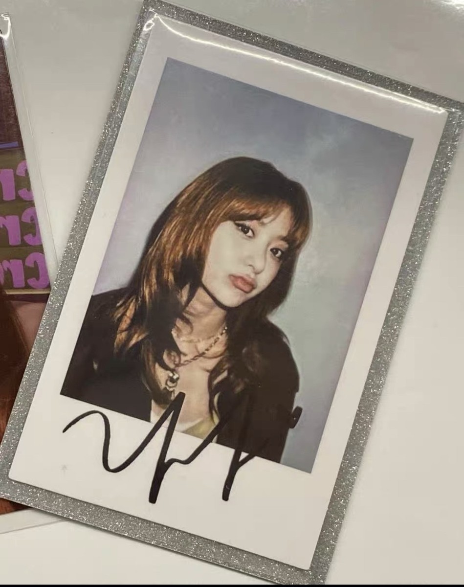HOT ユンジン ポラロイド チェキ idoustage セット LE SSERAFIM HUH YUNJIN Polaroid HOT MINI IDOL STAGE 3.0 POB