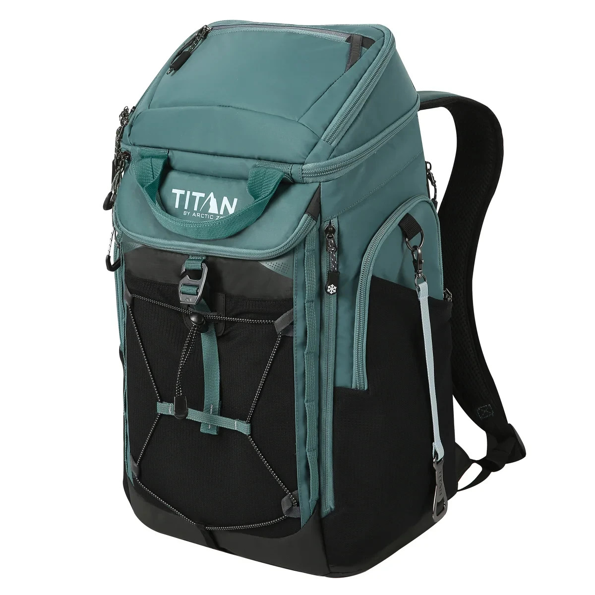 Beach Camping Hiking 5 Compartments  Teal Green