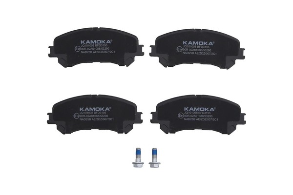 Kamoka Bremsbelagsatz, Scheibenbremse JQ101008 FüR Renault-image