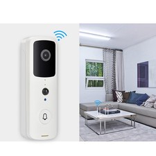 Wireless Ip Door Bell Intercom Wifi Video Doorbell Night White Material
