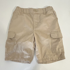 Levi's Boys Beige Cargo Shorts Size M Relaxed Fit Ripstop Cotton Pockets