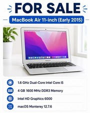 Apple MacBook Air 11 in 2015 for sale | eBay
