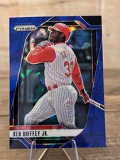 2025 Panini Prizm - Ken Griffey Jr, Ken Griffey Jr #54 Blue Ice Prizm