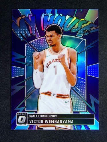 2024-25 Panini Donruss Optic Victor Wembanyama #19 My House Purple