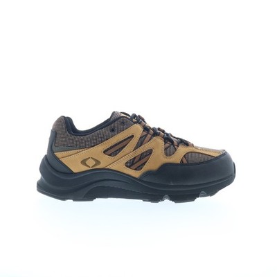 Apex Sierra Trail Runner Mens Brown Extra Wide Athletic Hiking Shoes 7.5