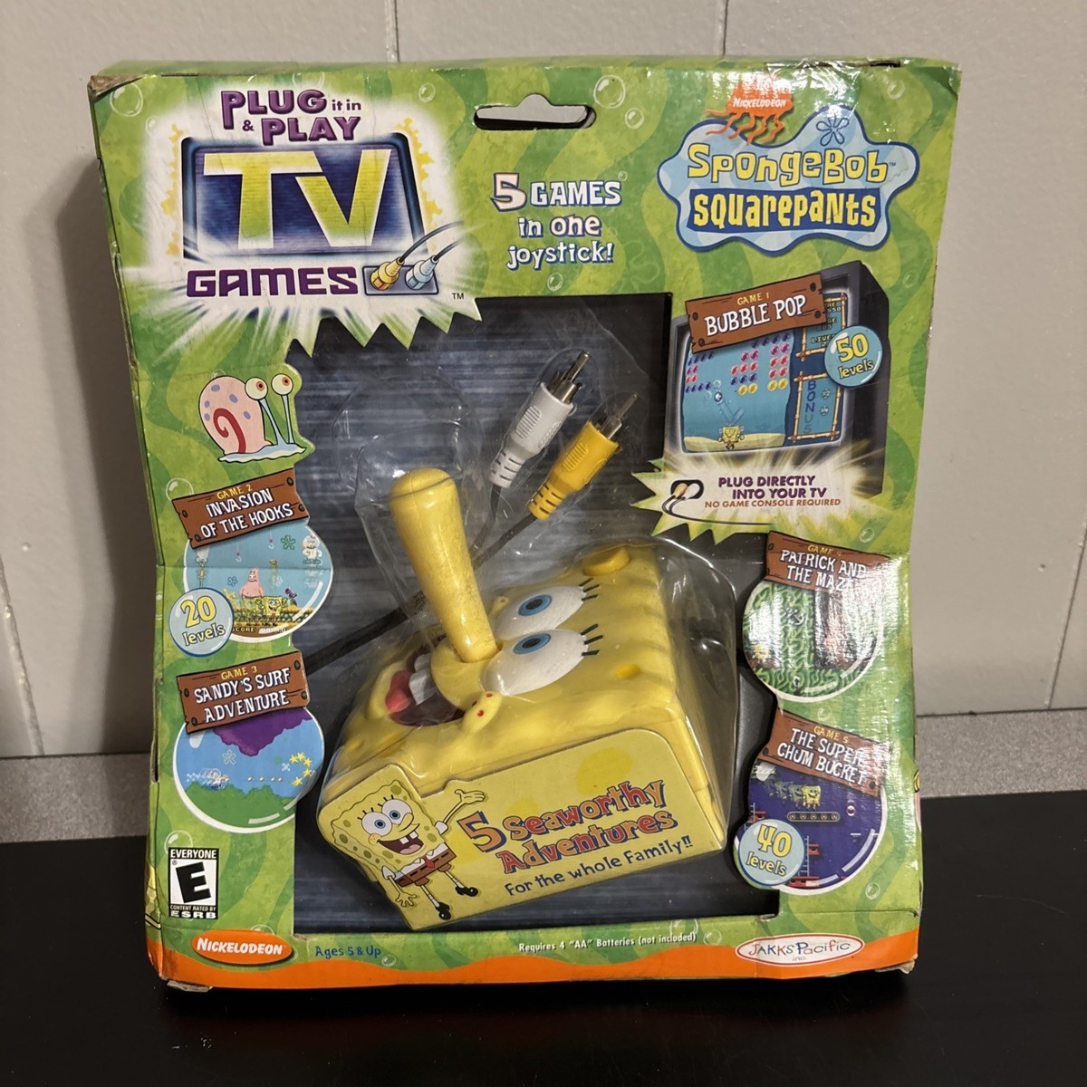 SpongeBob SquarePants TV Games (TV game systems, 2004) for sale