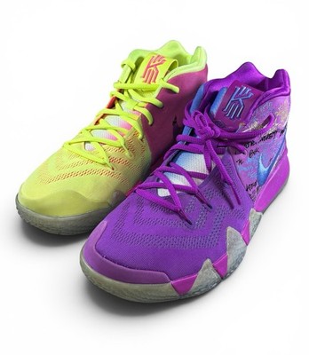 Size 10.5 - Nike Kyrie 4 Confetti Purple Yellow AJ1691-900