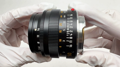 A- Mint]Leica SUMMILUX-M 50mm f/1.4 E43 Black Lens Ver.II V2