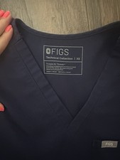 FIGS Catarina One-Pocket Scrub Top  Zamora Joggers NAVY Size LARGE NEW