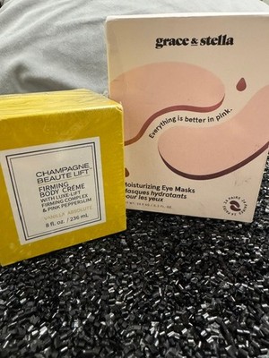 Skincare Bundle - Champagne Lift Firming Body Cream / Grace & Stella Eye Masks