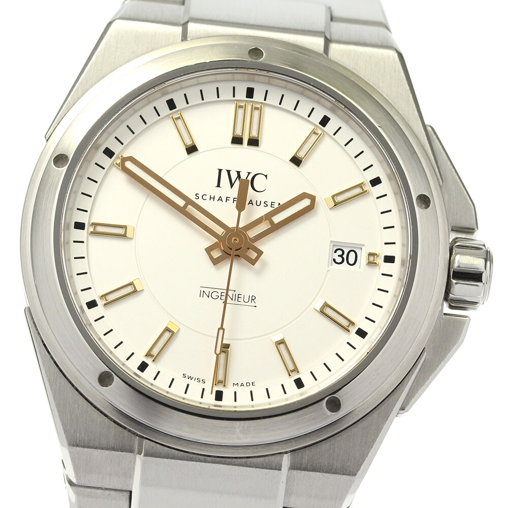 IWC Ingenieur Silver Men's Watch - IW323906 for sale online | eBay