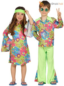 Child Hippie Aroma Fancy Dress Party Costume 60s/70s Book Week ...