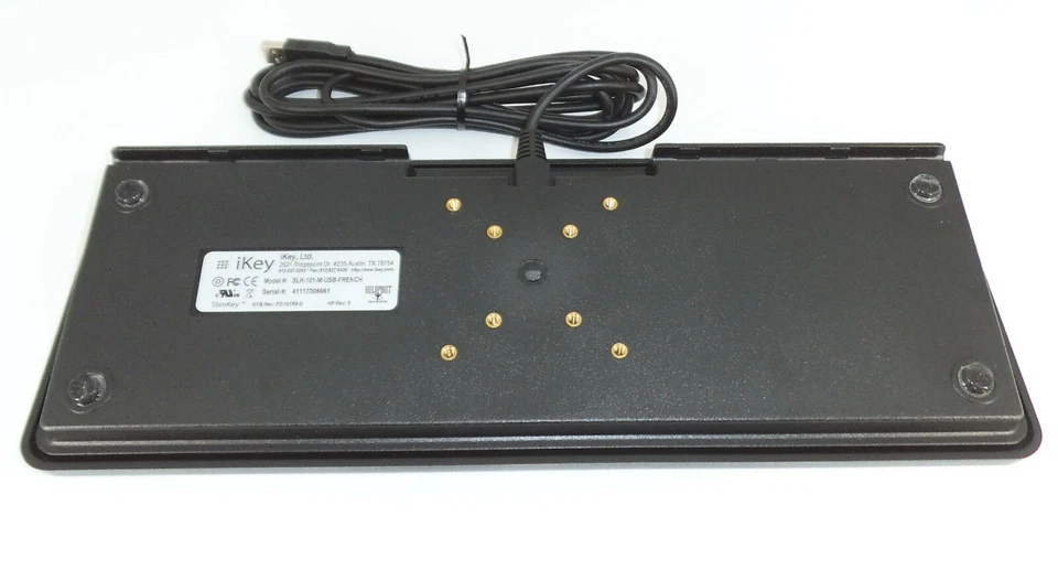 iKey Ltd SLK-101-M-USB Backlit Mobile Industrial keyboard French new box - Image 3 of 3