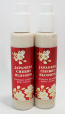 Bath Body Works Japanese Cherry Blossom Diamond Shimmer Body Lotion X2