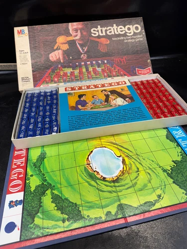VTG 1970s Stratego Board Game Milton Bradley Complete USA Made 100% Complete