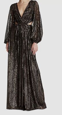 halston sequin wrap dress Halston - Falan Sequin Cocktail Dress