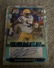 ANDRE ANTHONY 2021 Leaf Pro Set Power ROOKIE AUTO /99 LSU Tigers 