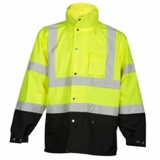 ML Kishigo Hi-Vis Storm Cover Rainwear Jacket - RWJ102-S-M