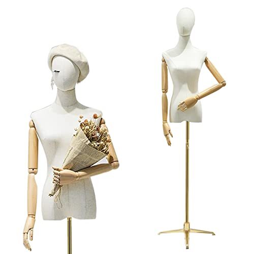 HIYOUGO Manichino Sartoriale, Articolato Busto Sartoriale Donna, (p7E)