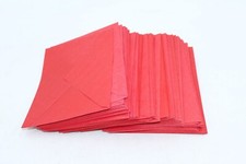 Lot of 82 Pack Red Paper Invitation Announcement Envelopes Size 5.75" x 8.25"