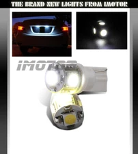 2 x 5-SMD LED 168/194/2825/T10 Rear License Plate Light Bulbs New