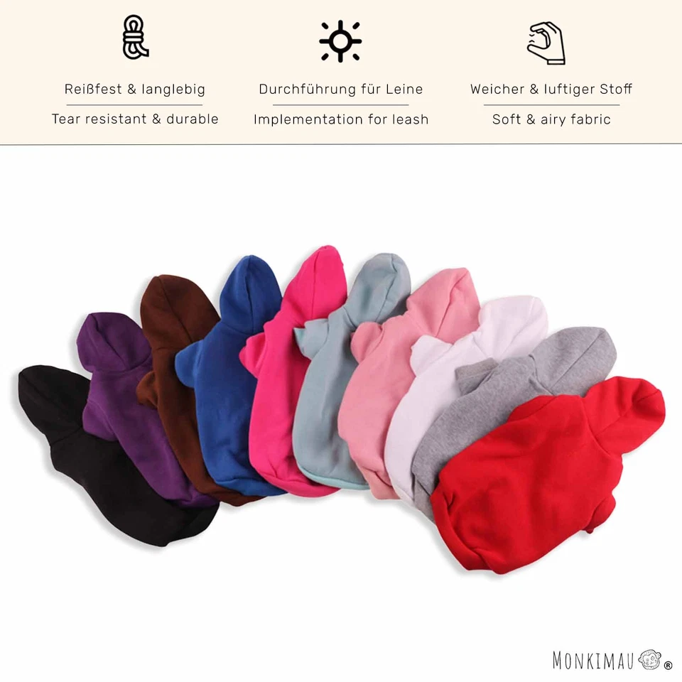 Haustier Hund Jacke Welpen Kleidung Katze Pullover Hundepulli Fleece Jumper XS S - Bild 3 von 4