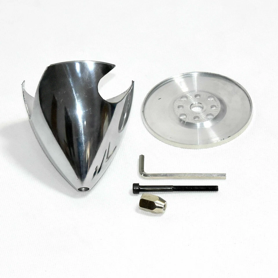 3 Bladed 2.25in 57mm Aluminum Spinner for Gas Engine RC Scale Model Airplane - Image 3 of 4