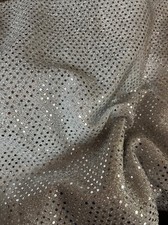 SMALL CONFETTI DOT SEQUIN FABRIC SILVER 42" W x 2 yards Length