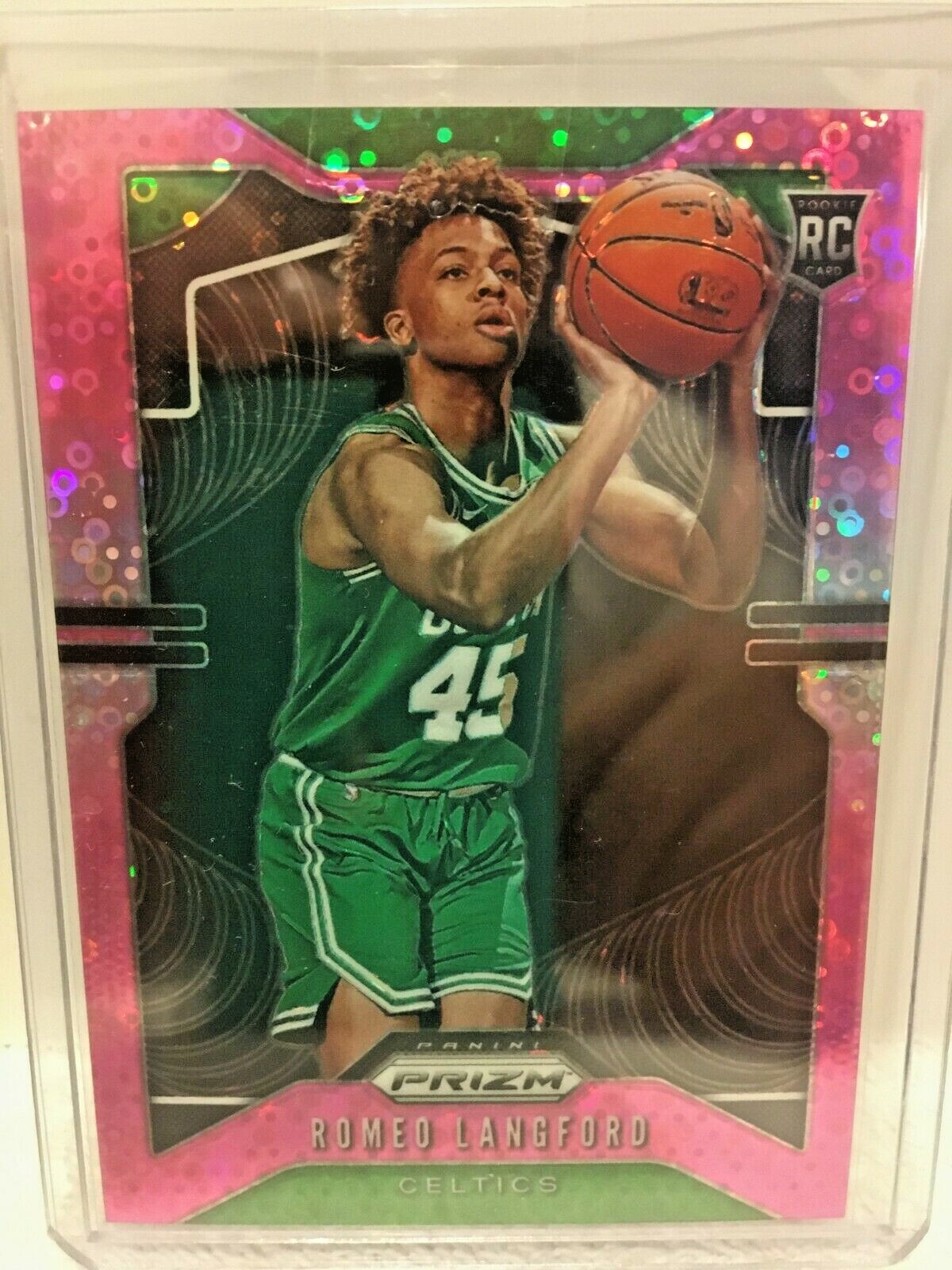 2019-20 Panini Prizm PINK Fast Break Romeo Langford RC Rookie #260 09/50 SP