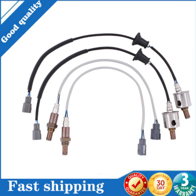 4pcs Oxygen Sensor Up+Downstream For 2007 2008 Lexus GS350 3.5L & IS250 2.5L RWD