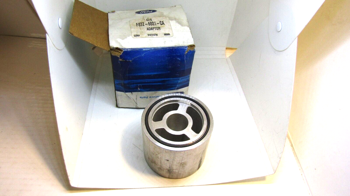 F87Z-6881-CA FORD 1998 EXPLORER V8 MOUNTAINEER Oil Filter Adapter