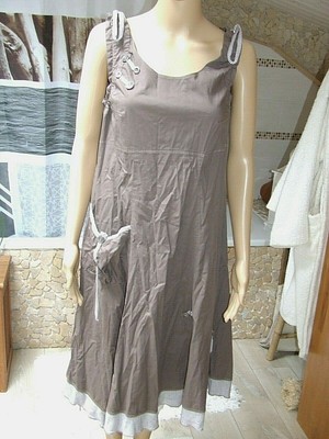 Robe été ELDYS En Coton - Taille 44 - Multicouleur - Sans Manches - Parfait état