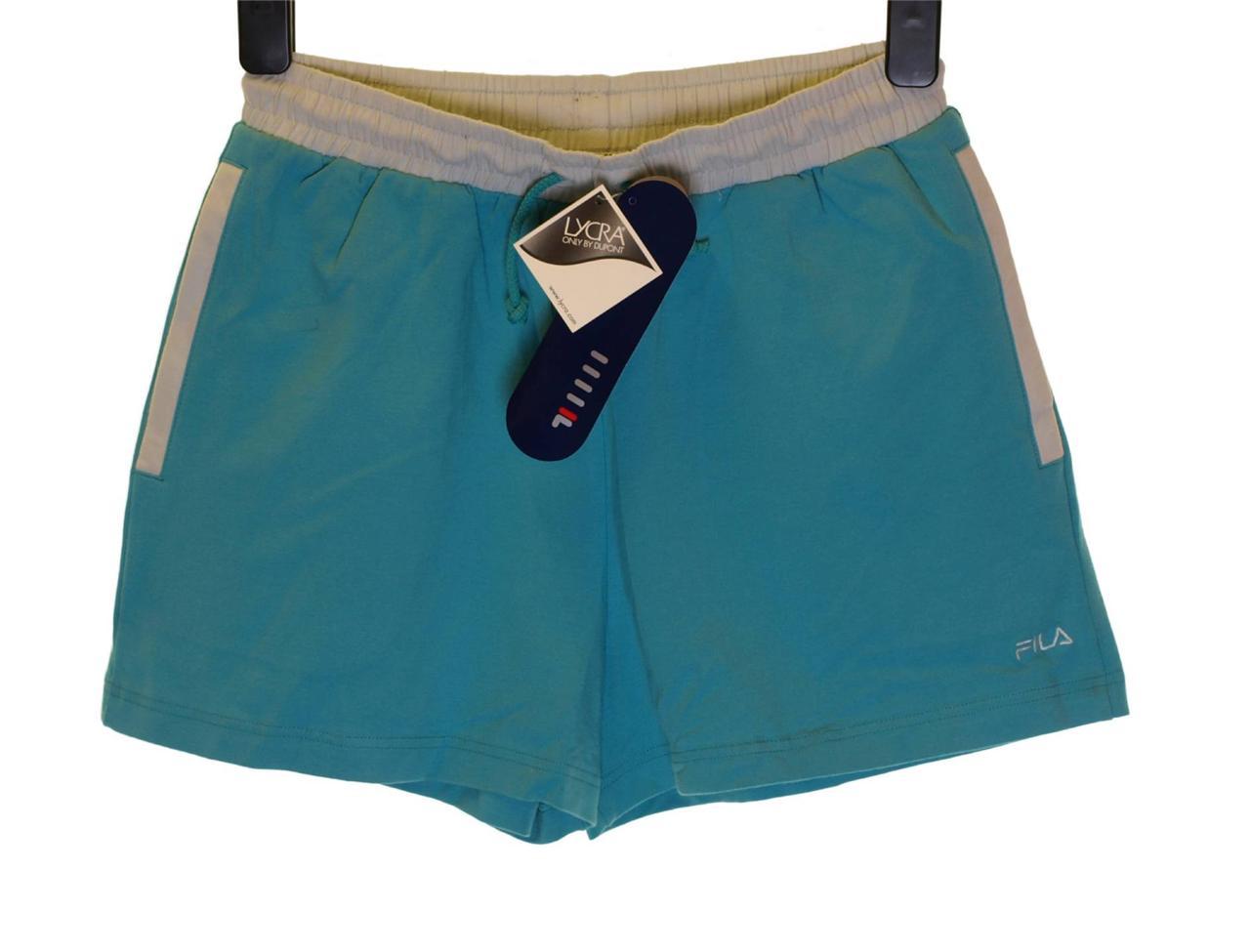 Pantaloncini sportivi elasticizzati Fila donna nuovi originali pantaloni caldi palestra atletica corsa