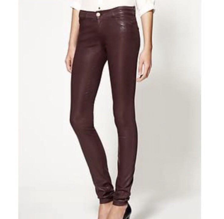 Jean Skinny Current/Elliott Taille 26 - Imprimé Serpent Violet, Entrejambe 29,5" - Occasion Très Bon état