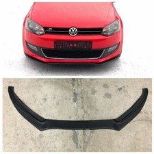 VW Front Bumper Spoiler Lip Fits Polo 6R 2009-2014 SE