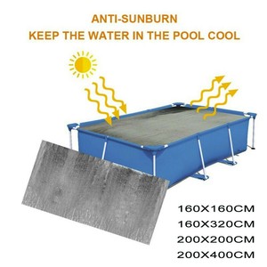 Rectangle Round Swimming Pool Cover For Garden Outdoor Paddling Family Pools Ebay