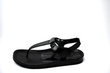 Donald J Pliner PUA Black Patent Leather Slingback Sandals Size 6 M NEW